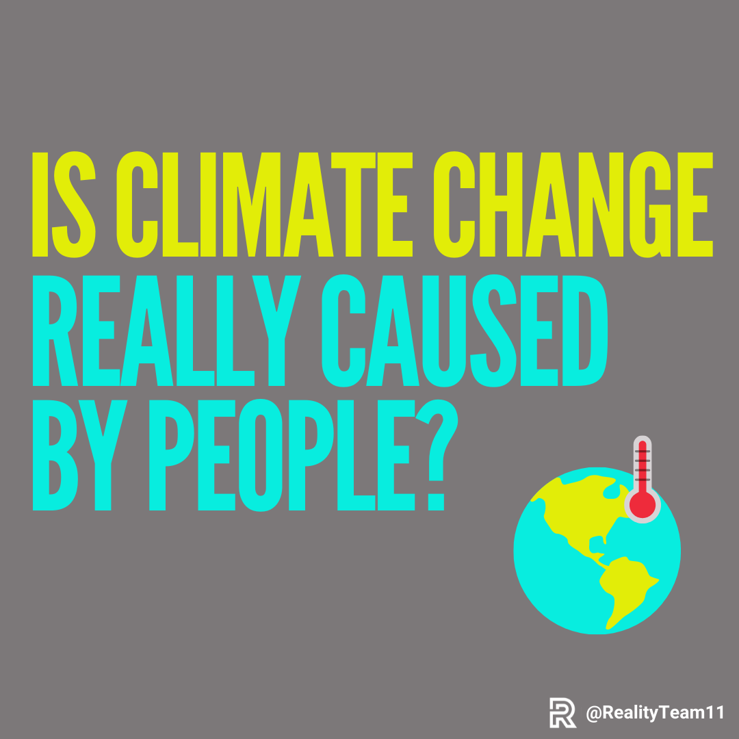 Is climate change really caused by people?