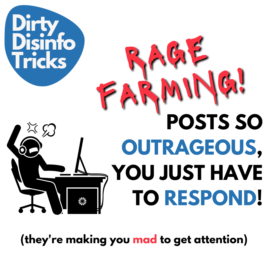 Rage Farming: posts so outrageous, you just have to respond.