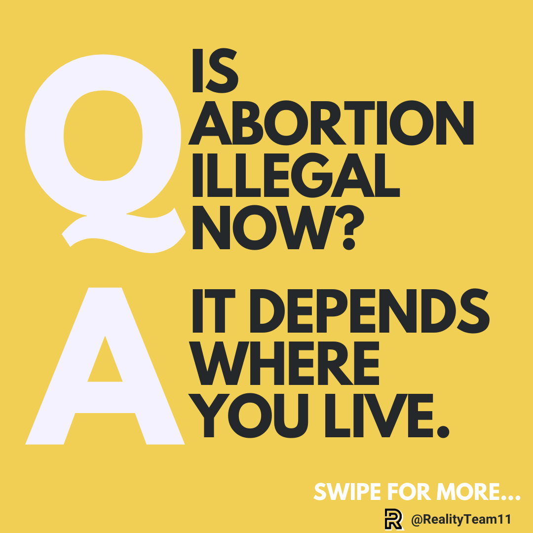 Is abortion illegal now? It depends on where you live.