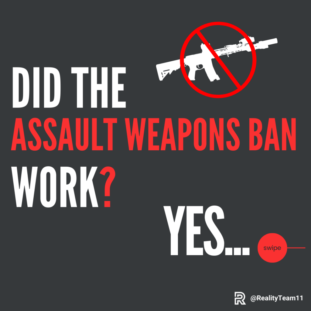 Did the assault weapons ban work?