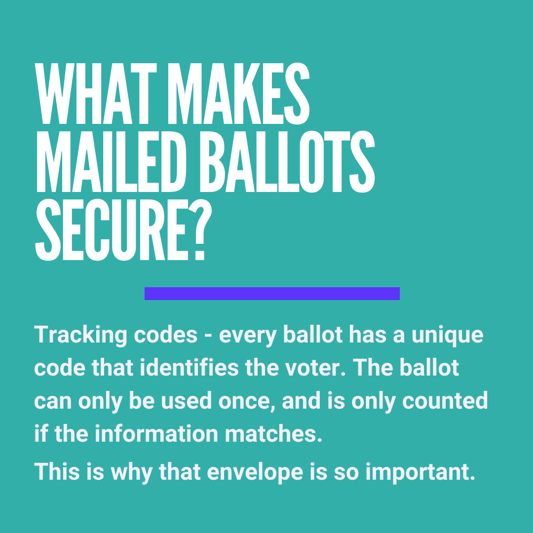 What makes mail ballots secure?