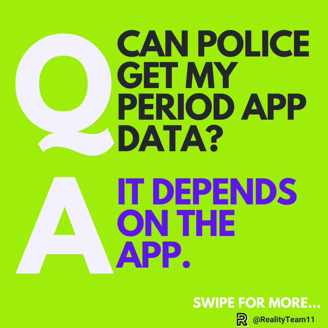 Can police get my period app data? It depends on the app.