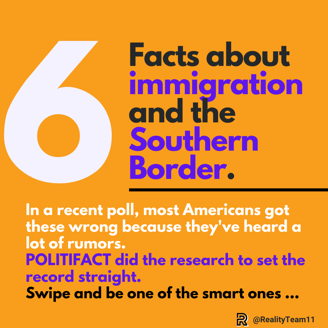 6 facts about immigration and the southern border