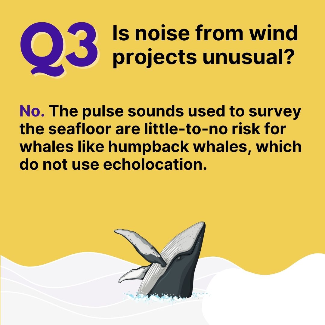 Is noise from wind projects unusual? No