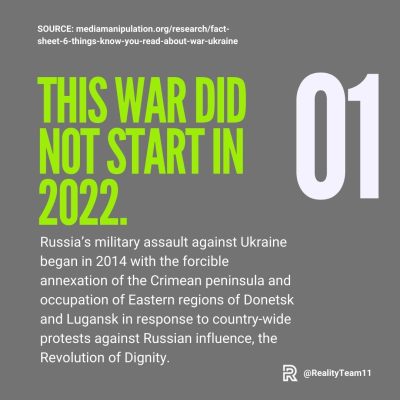 This war did not start in 2022.