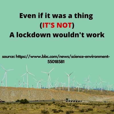Even if it was a thing (and it is not), a lockdown would not work.