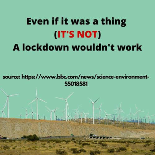 Even if it was a thing (and it is not), a lockdown would not work.