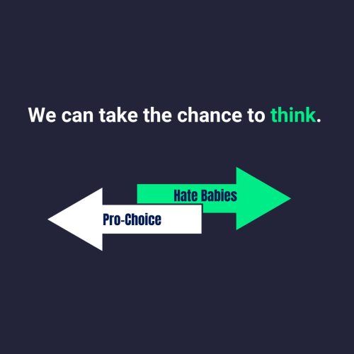 We can take the chance to think.