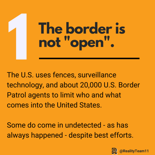 1. The border is not open.