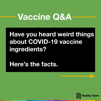Vaccine Q&A: Have you heard weird things about COVID-19 vaccine ingredients? Here are the facts.