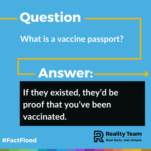 Question: What is a vaccine passport? Answer: If they existed, they'd be proof that you've been vaccinated.